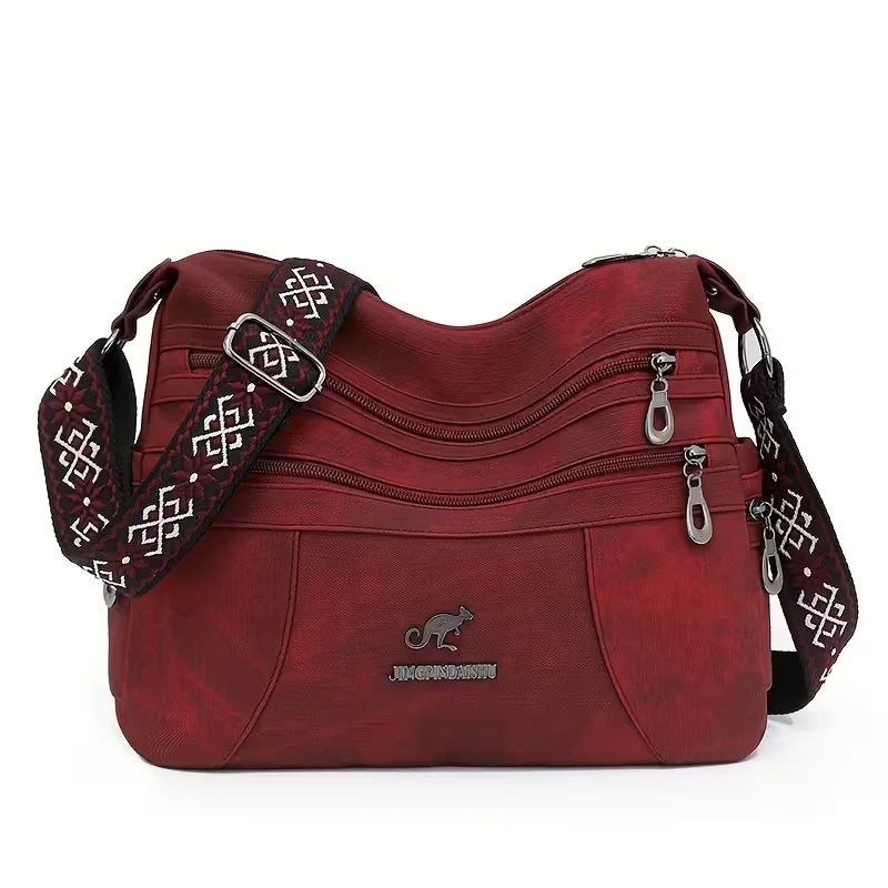 Lena’s Heritage Touch | Classic Crossbody Bag