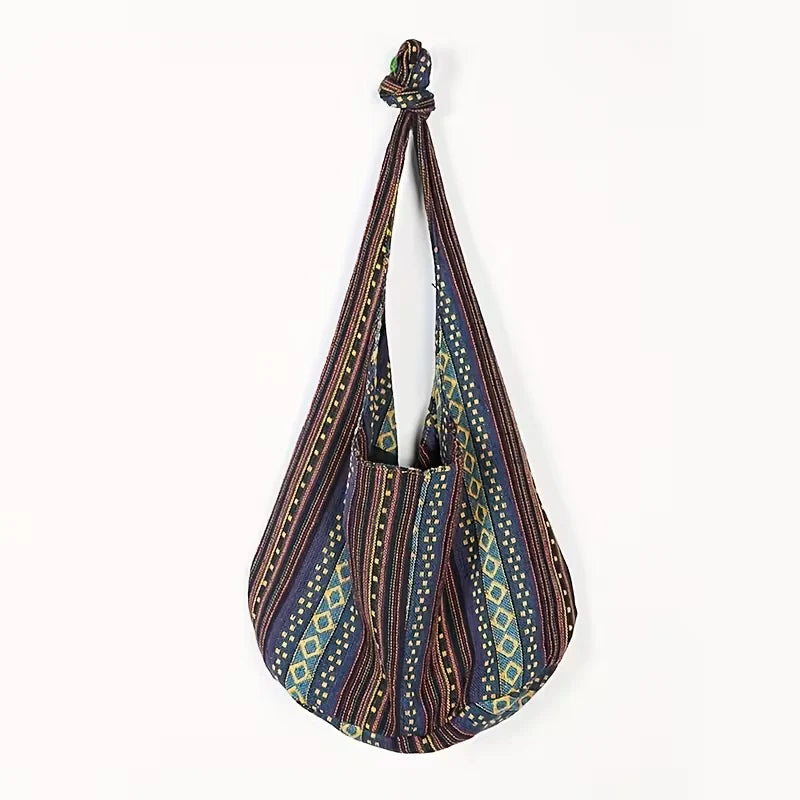 Maya’s Boho Spirit | Woven Shoulder Bag