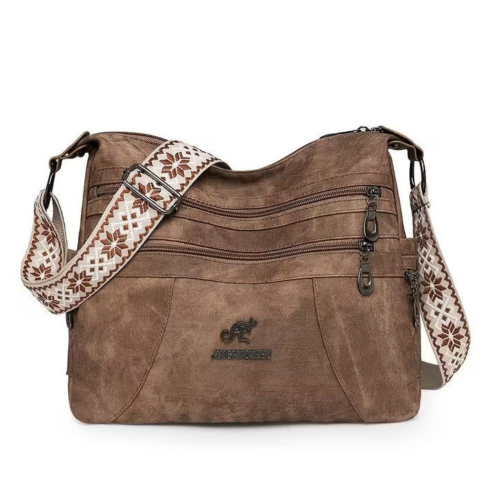 Lena’s Heritage Touch | Classic Crossbody Bag