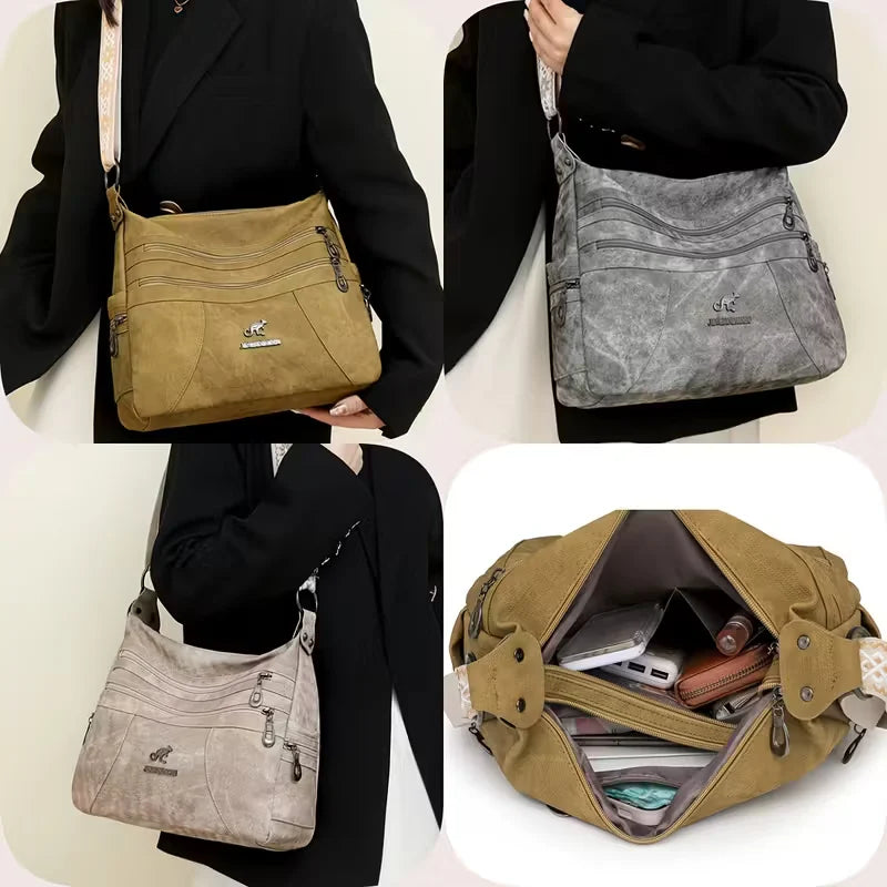 Lena’s Heritage Touch | Classic Crossbody Bag