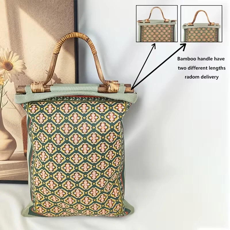 Elise’s Heritage Style | Retro Print Handbag