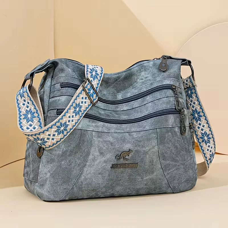 Lena’s Heritage Touch | Classic Crossbody Bag