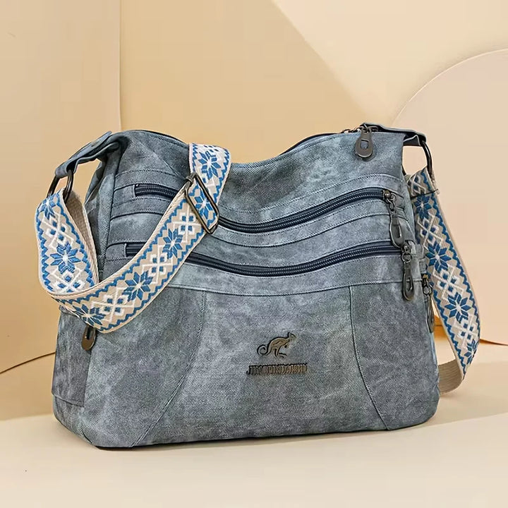 Lena’s Heritage Touch | Classic Crossbody Bag