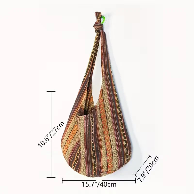 Maya’s Boho Spirit | Woven Shoulder Bag