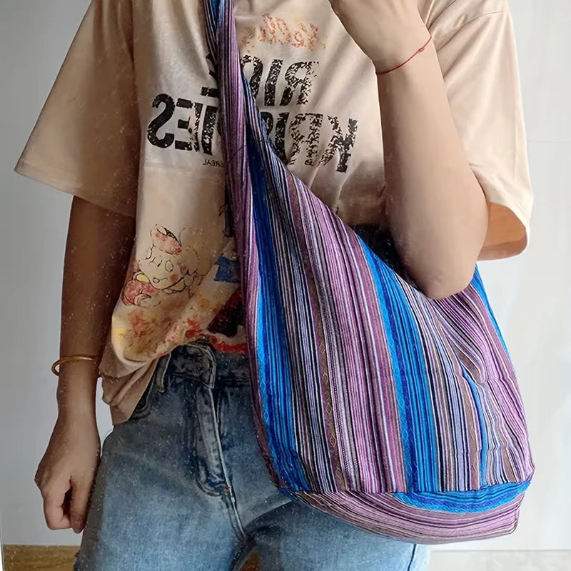 Maya’s Boho Spirit | Woven Shoulder Bag