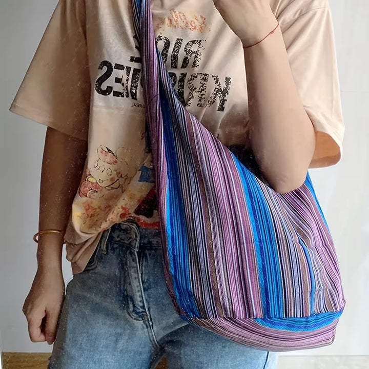 Maya’s Boho Spirit | Woven Shoulder Bag