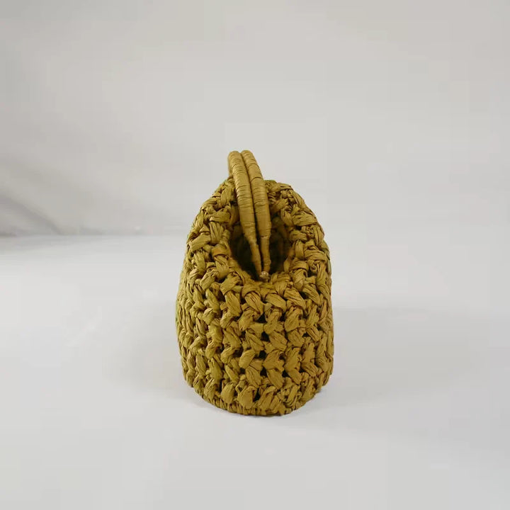 Ava’s Sunlit Chic | Woven Handbag