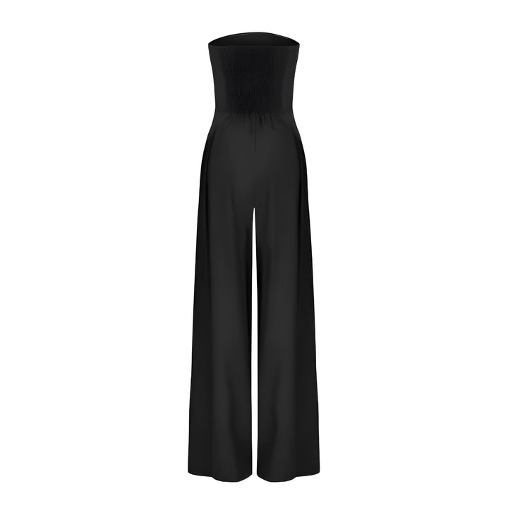 Linda | Strapless Wide-Leg Jumpsuit