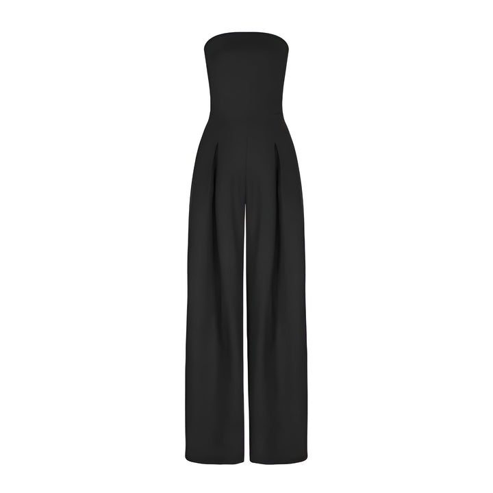 Linda | Strapless Wide-Leg Jumpsuit
