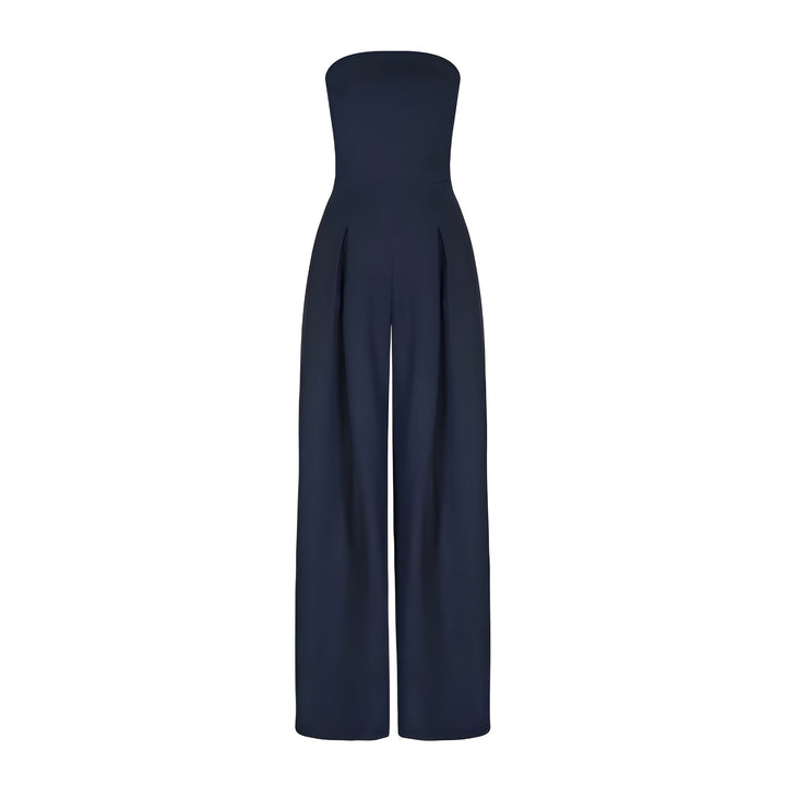 Linda | Strapless Wide-Leg Jumpsuit