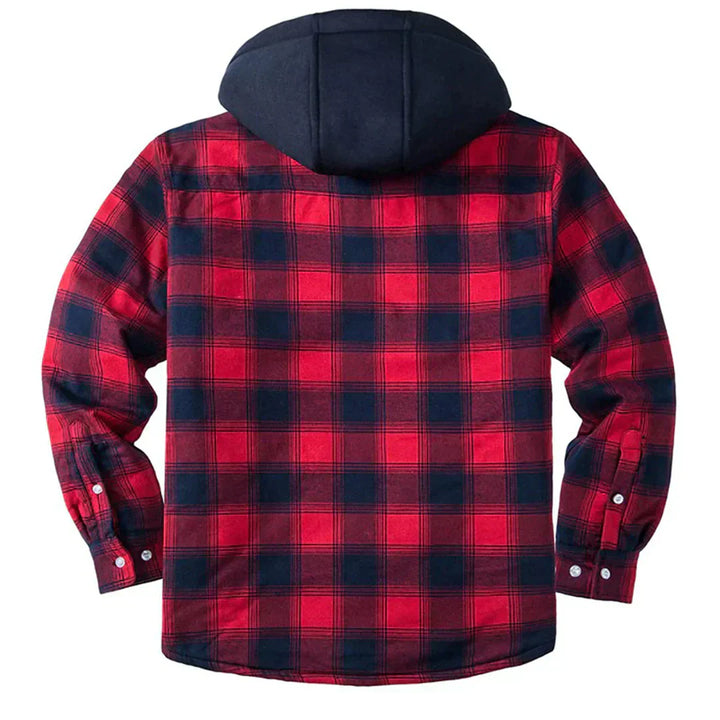 Florian - Men's Plaid Hooded Jacket