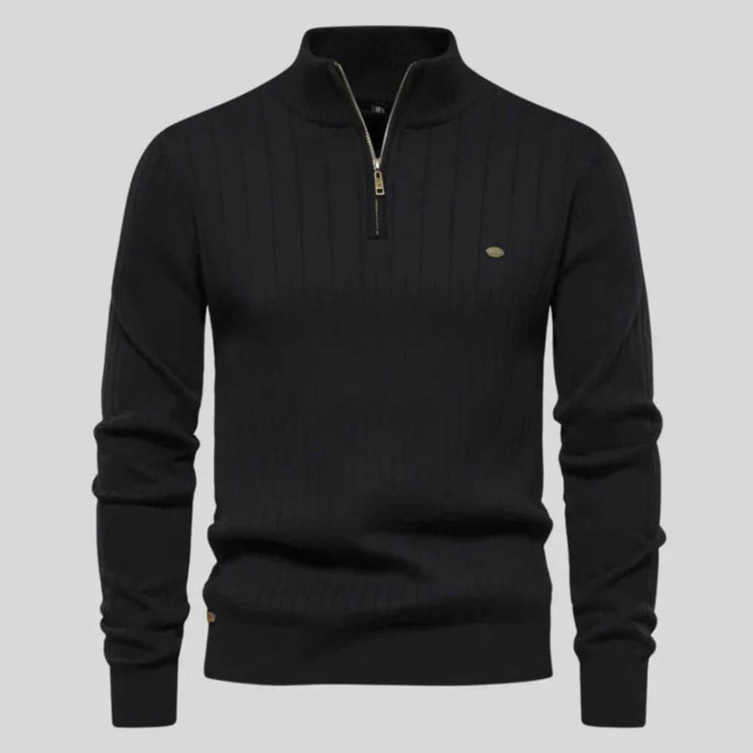 Ethan | Men’s Comfort Half-Zip Sweater