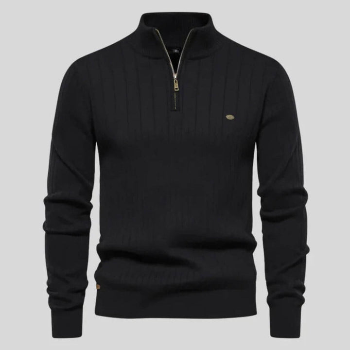 Ethan | Men’s Comfort Half-Zip Sweater