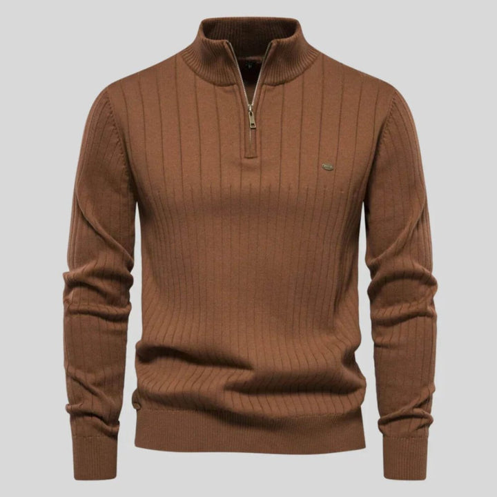 Ethan | Men’s Comfort Half-Zip Sweater