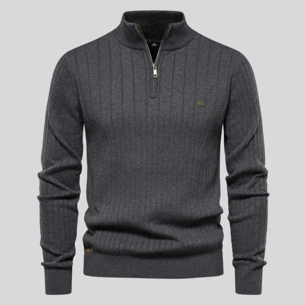 Ethan | Men’s Comfort Half-Zip Sweater