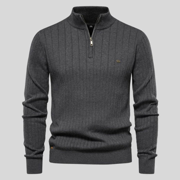 Ethan | Men’s Comfort Half-Zip Sweater