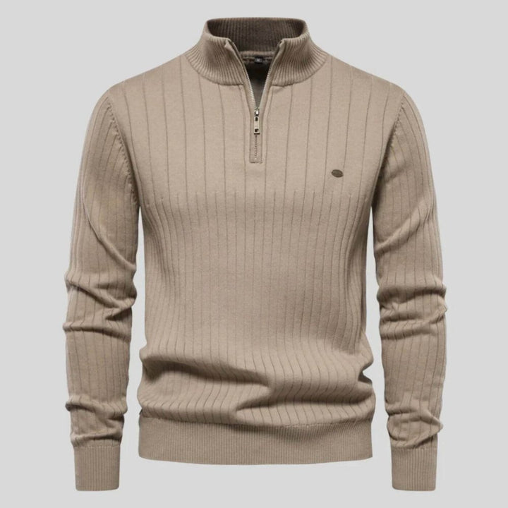 Ethan | Men’s Comfort Half-Zip Sweater