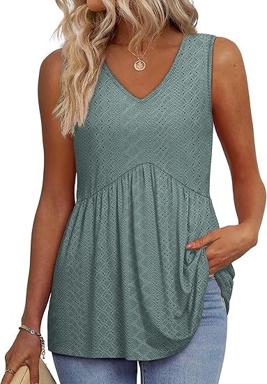 Elenor | Effortless Flowy Sleeveless Tank Top