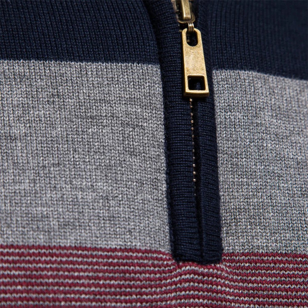 Bennett | Men’s Stand-Collar Cotton Sweater