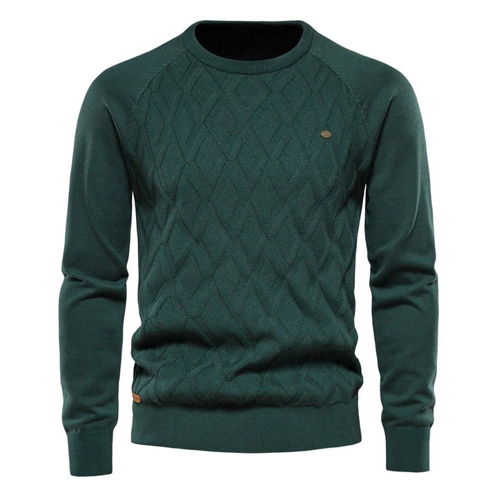 Nathan | Men’s Diamond Knit Sweater