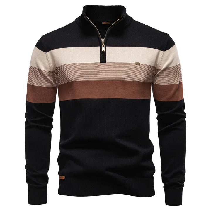 Bennett | Men’s Stand-Collar Cotton Sweater