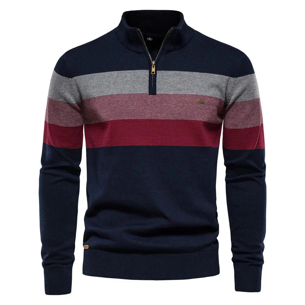 Bennett | Men’s Stand-Collar Cotton Sweater