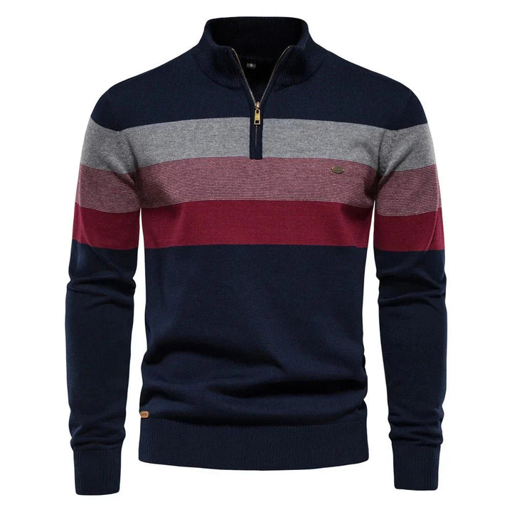 Bennett | Men’s Stand-Collar Cotton Sweater