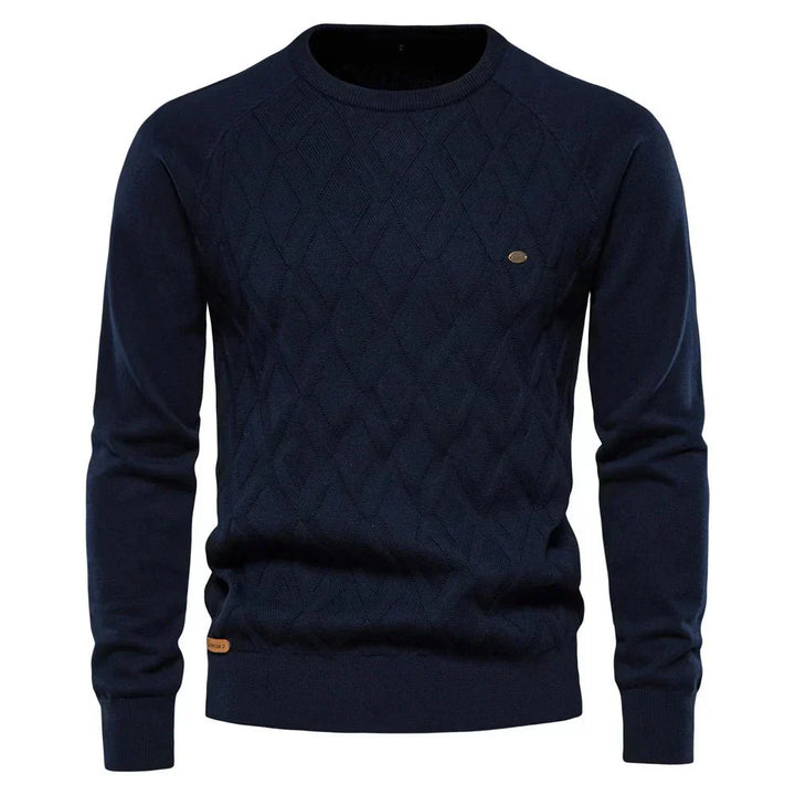 Nathan | Men’s Diamond Knit Sweater