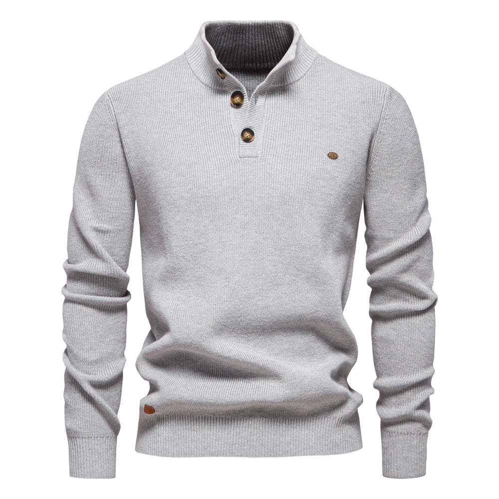 Daniel | Men’s Button-Neck Sweate