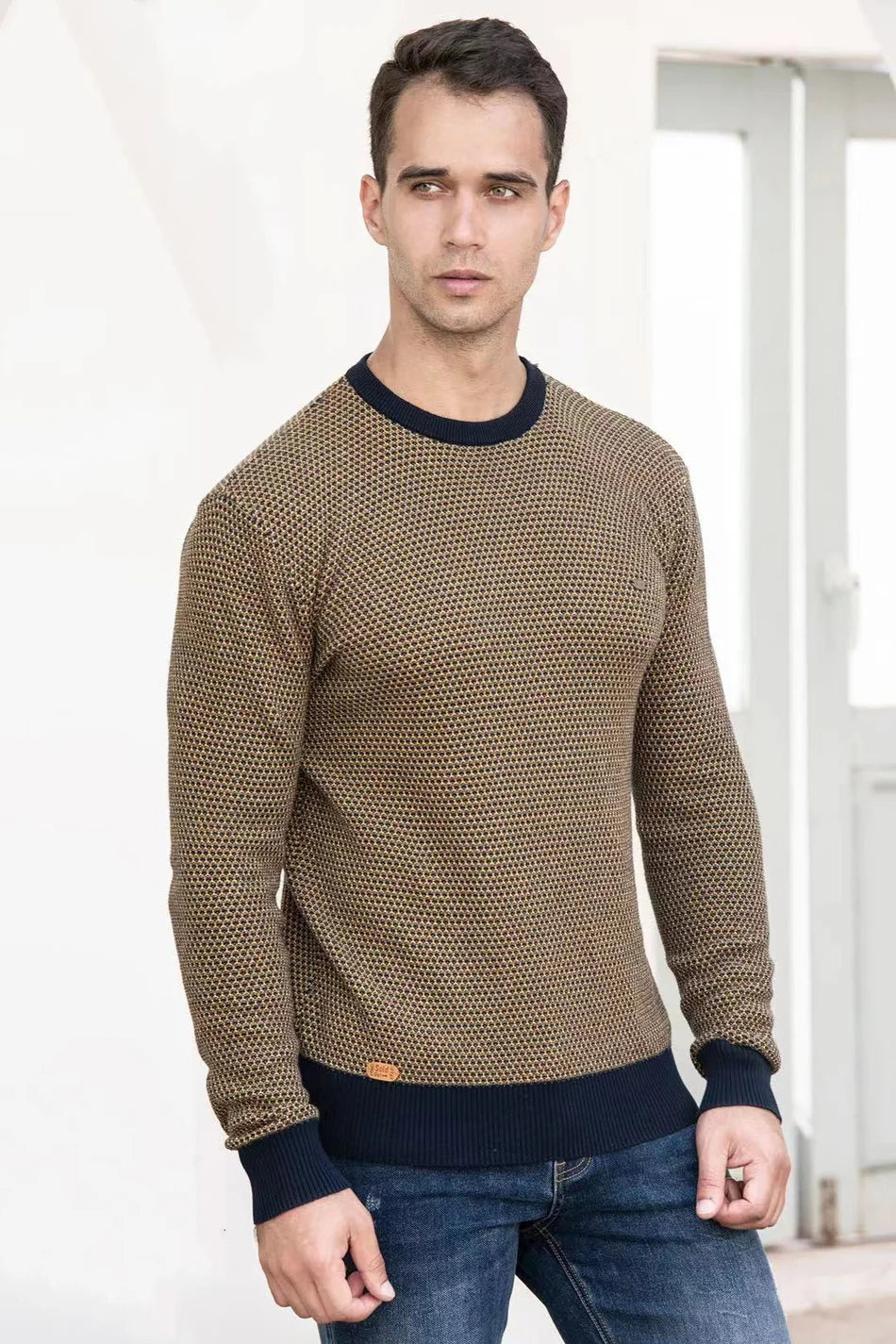 Edward | Men’s Premium Barley Knit Sweater