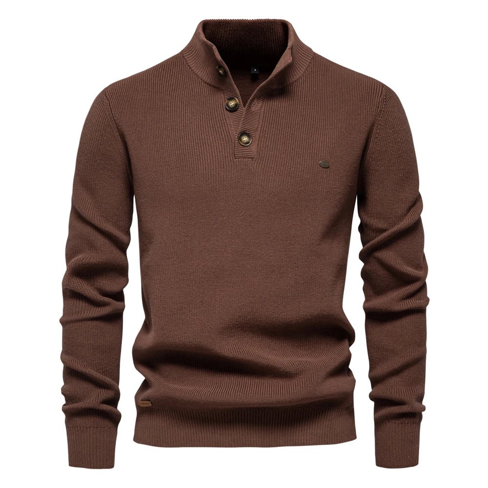 Daniel | Men’s Button-Neck Sweate