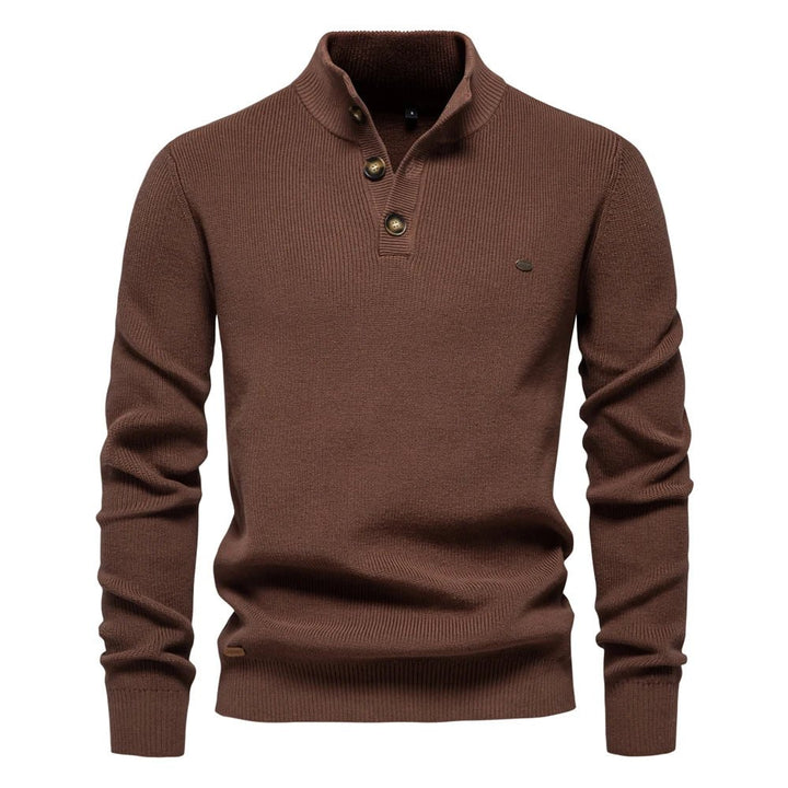 Daniel | Men’s Button-Neck Sweate