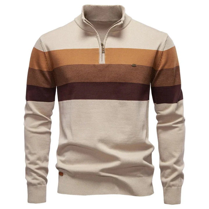 Bennett | Men’s Stand-Collar Cotton Sweater
