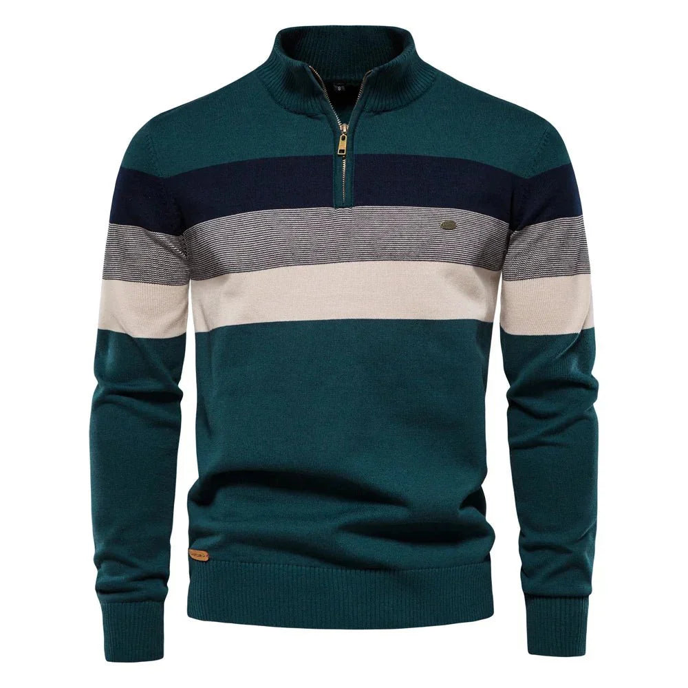 Bennett | Men’s Stand-Collar Cotton Sweater