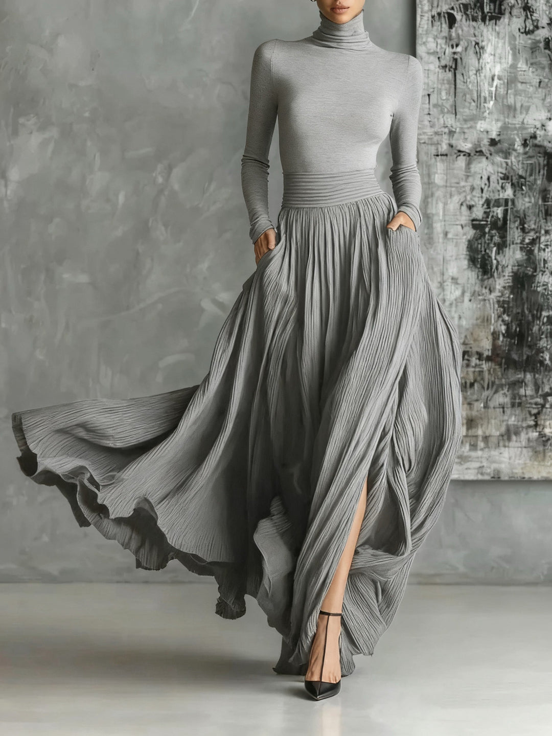 Harper | Elegant High-Flow Evening Skirt