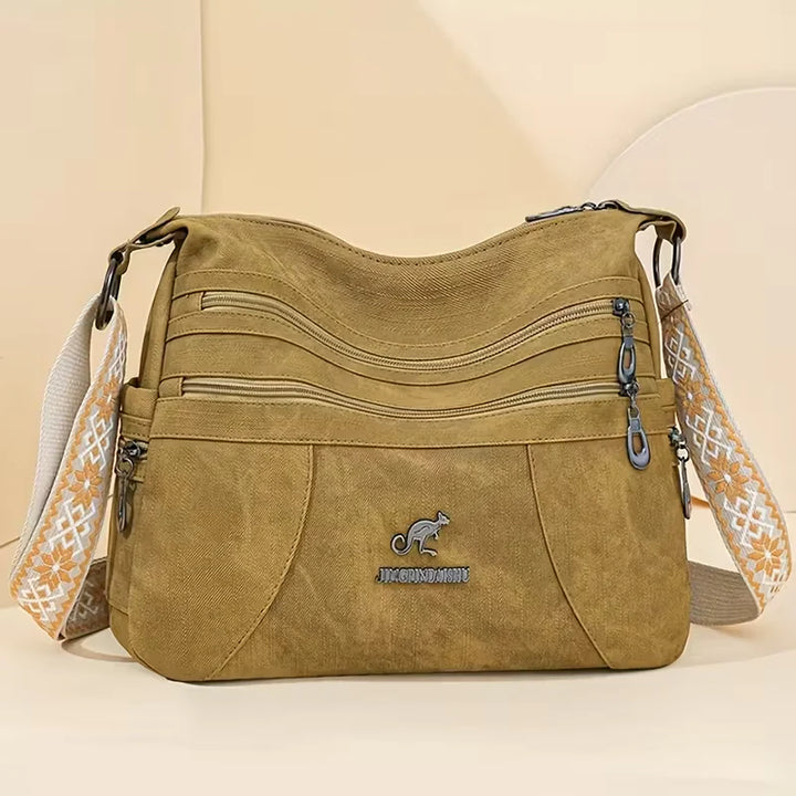 Lena’s Heritage Touch | Classic Crossbody Bag