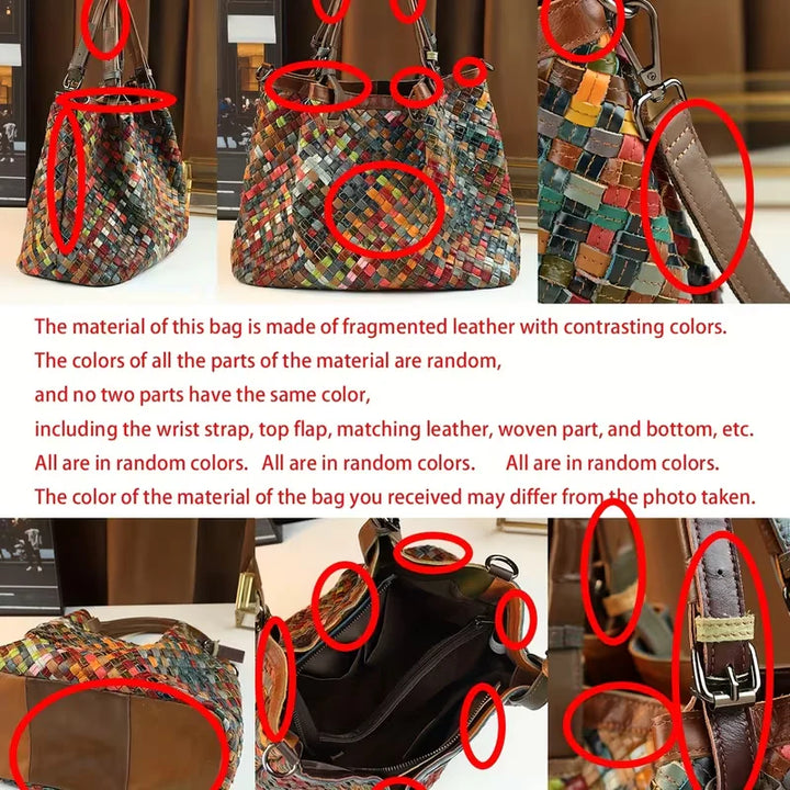 Marina’s Eclectic Charm | Patchwork Leather Tote