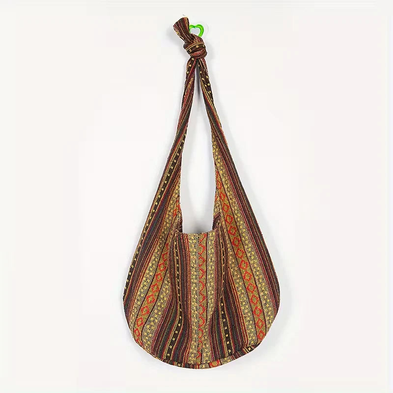 Maya’s Boho Spirit | Woven Shoulder Bag