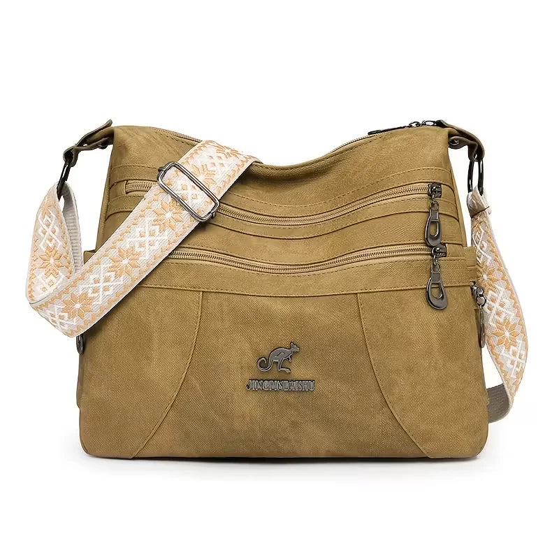 Lena’s Heritage Touch | Classic Crossbody Bag